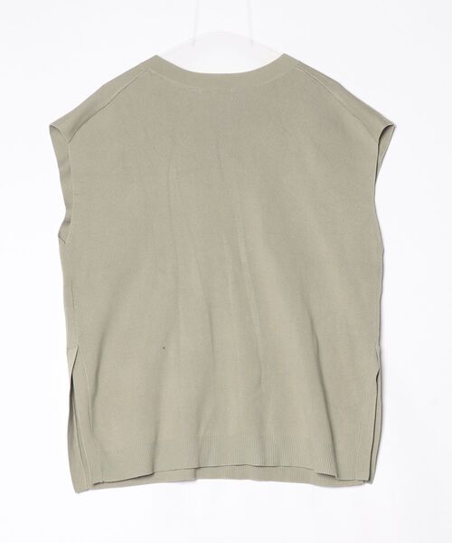 niko and…（ニコアンド） ニットベスト MEDIUM グリーン レディース