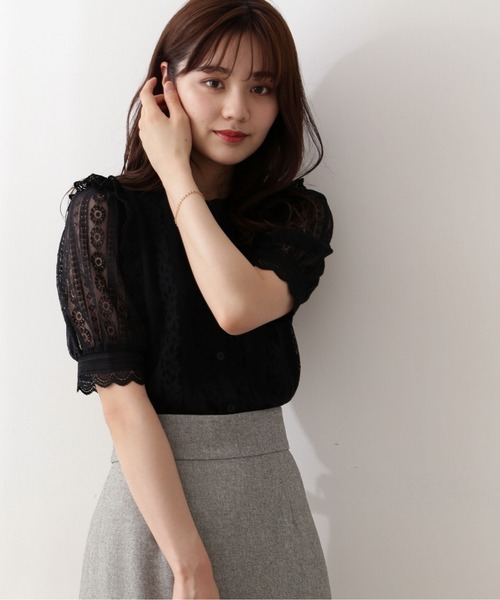 「PROPORTION BODY DRESSING」 半袖ブラウス SMALL ピンク レディース_画像3