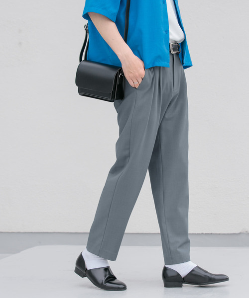 「SENSE OF PLACE by URBAN RESEARCH」 スラックス MEDIUM ブラック メンズ_画像3