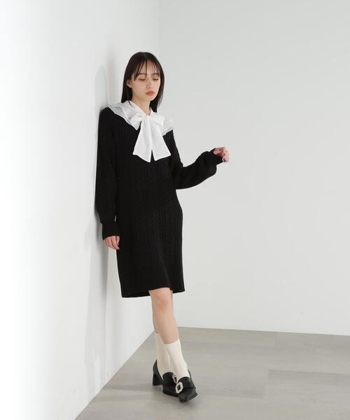 「JILL by JILL STUART」 長袖ニット FREE グレー レディース_画像6