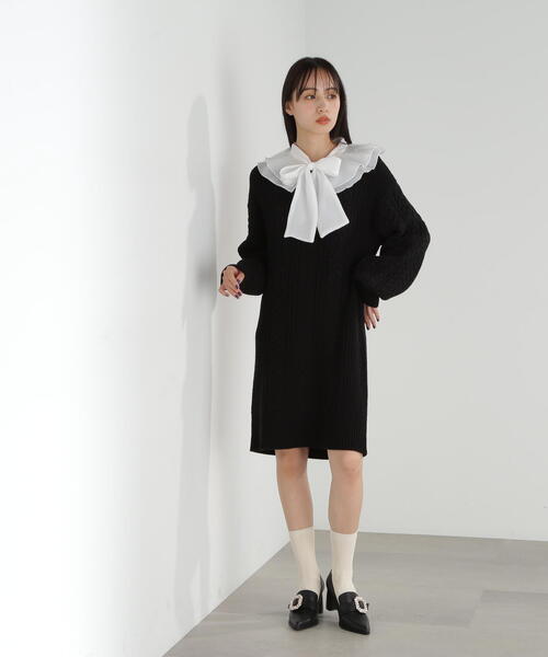 「JILL by JILL STUART」 長袖ニット FREE グレー レディース_画像8