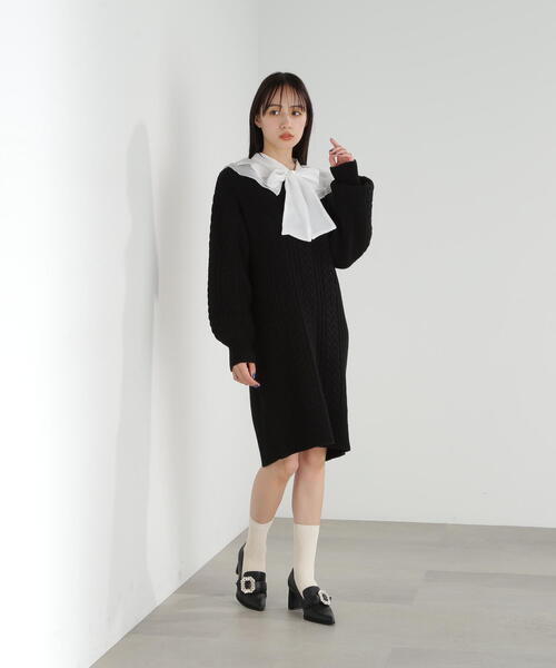 「JILL by JILL STUART」 長袖ニット FREE グレー レディース_画像9
