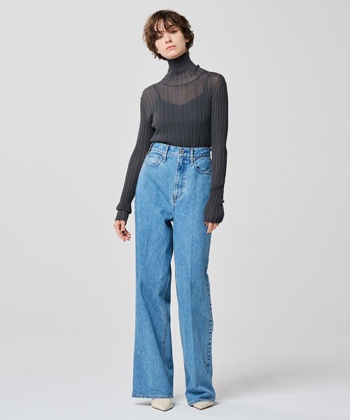 「uncrave」 タートルネックニット 1 グレー レディース_画像7