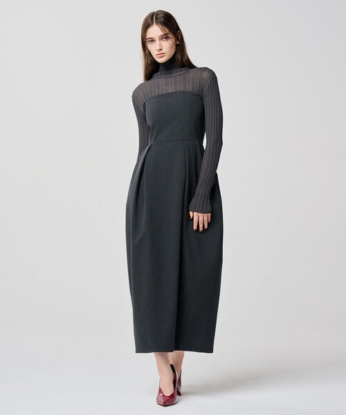 「uncrave」 タートルネックニット 1 グレー レディース_画像9