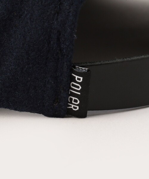 「POLeR」 キャップ ONE SIZE ネイビー メンズ_画像6
