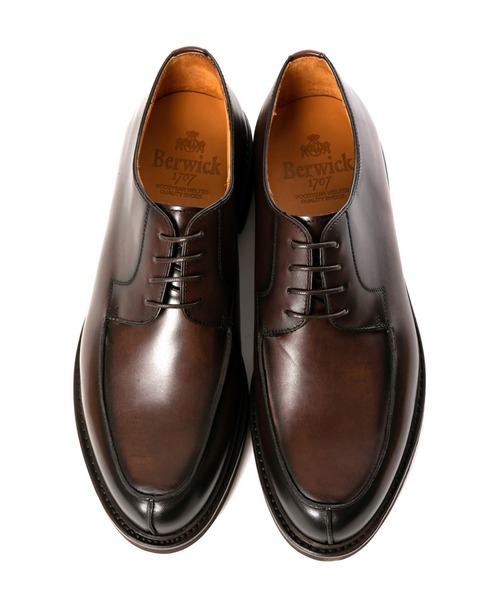 「Berwick1707」 ローファー 8.5 ダークブラウン メンズの画像