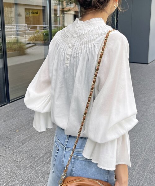 「Spick & Span」 長袖ブラウス FREE ブラック レディース_画像2