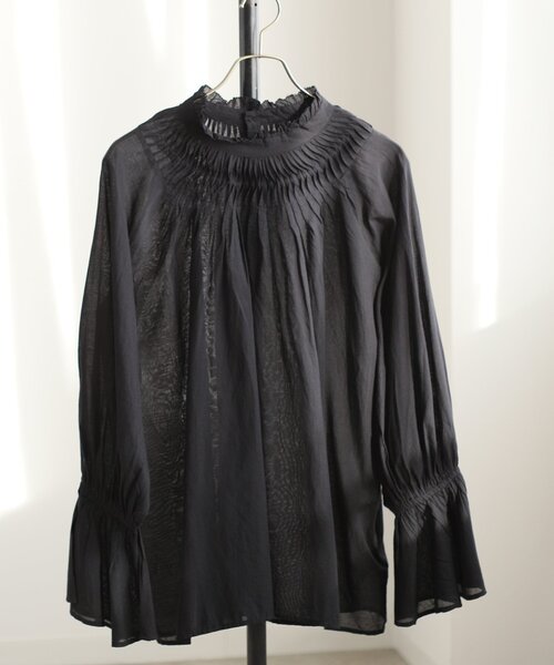 「Spick & Span」 長袖ブラウス FREE ブラック レディース_画像3