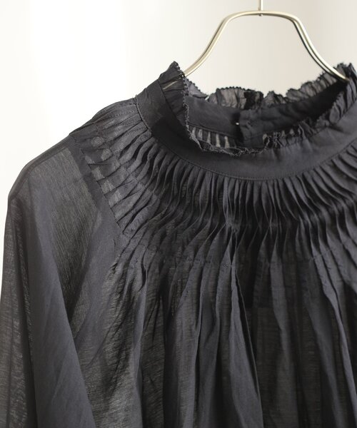 「Spick & Span」 長袖ブラウス FREE ブラック レディース_画像4