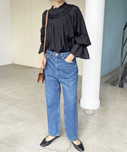 「Spick & Span」 長袖ブラウス FREE ブラック レディース_画像10