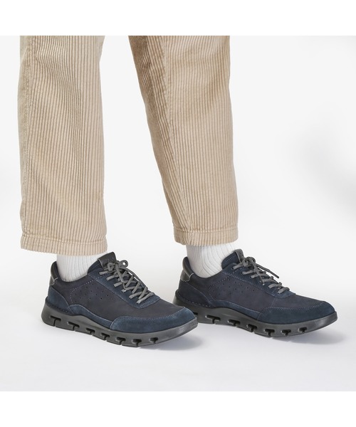 「Clarks」 ローカットスニーカー UK6 ネイビー メンズ_画像9