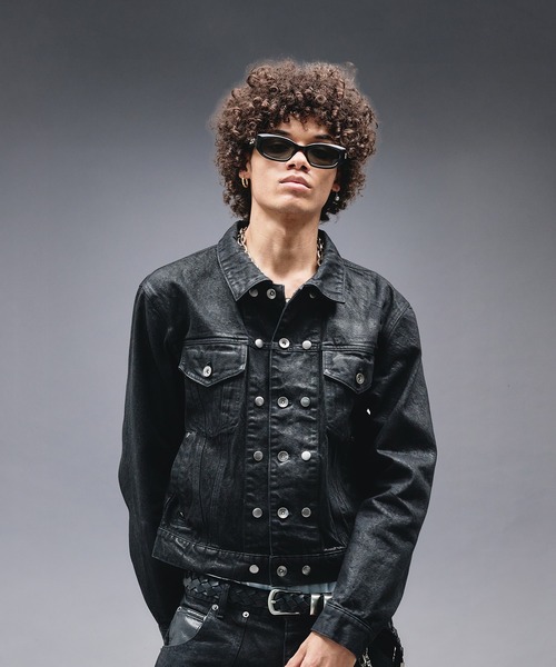 ANDER HUNK デニムジャケット gジャン 14oz Wax Coated Denim Jacket