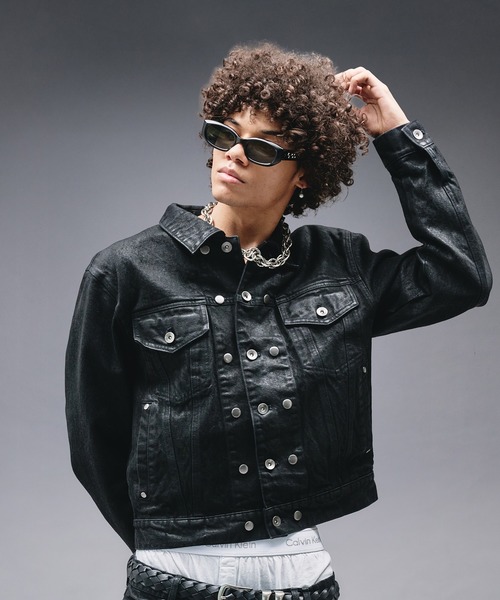 ANDER HUNK デニムジャケット gジャン 14oz Wax Coated Denim Jacket