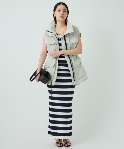 「Chaos」 ニットスカート FREE ネイビー レディース_画像3