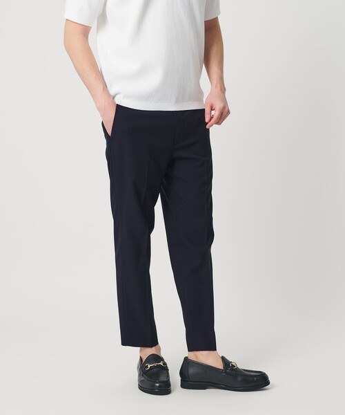 NEIGHBORHOOD　スラックス　クロップドパンツ　黒 NEIGHBORHOODのスラックスを使った人気ファッションコーディネート - WEAR