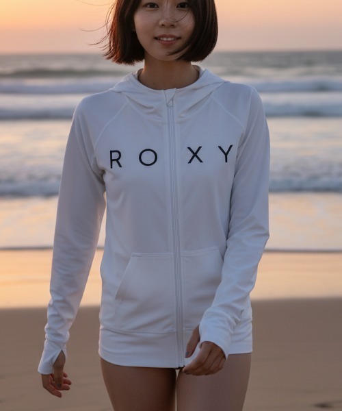 ROXY（ロキシー） ラッシュガード RASHIE PARKA 水陸両用 速乾 ジップ