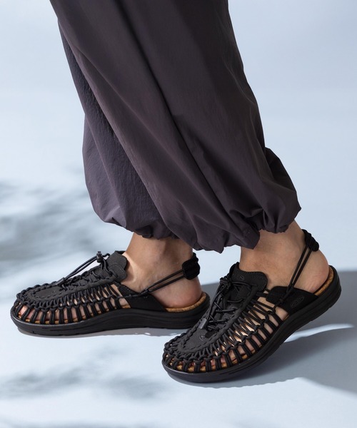 KEEN（キーン） フラットサンダル 23cm ブラック レディース