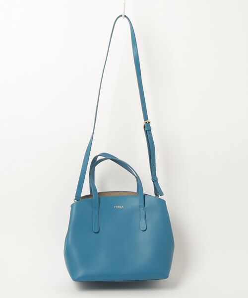 FURLA（フルラ） ワンポイント2WAYバッグ - ブルー レディース 