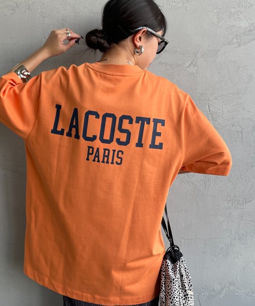LACOSTE(ラコステ) tシャツ ワンポイントロゴ バックプリントTシャツ LACOSTE(ラコステ) tシャツ ワンポイントロゴ バックプリントTシャツ