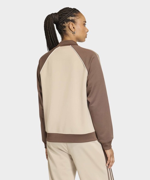 L アディダス SSTトラックジャケット ジャージ オリジナルス ブラウン 新品 adidas（アディダス） ジャージ SST ルース トラックトップ / ジャージ