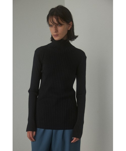 「BLACK BY MOUSSY」 タートルネックニット FREE ベージュ レディース_画像5