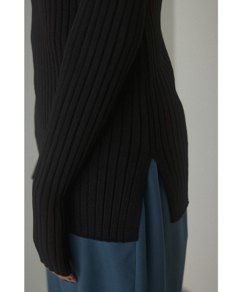 「BLACK BY MOUSSY」 タートルネックニット FREE ベージュ レディース_画像10