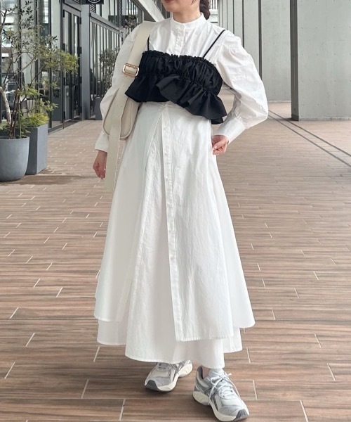 STYLEMIXER（スタイルミキサー） シャツワンピース レイヤードシャツ