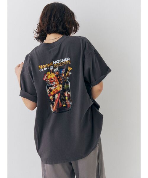Ungrid Tシャツ Ungrid（アングリッド） tシャツ 半袖 スナックプリントTee レディース