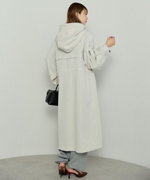 en haut（アンオート） トレンチコート コート ウォッシュポリエステル