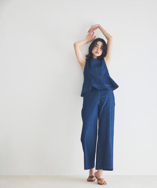 極美品 ■日本製■ UES 旧式力織機 極厚デニム 大戦モデル 36㌅ 濃藍 NAVYNAVY（ネイビーネイビー） ワイドパンツ ジーンズ デニム デニム