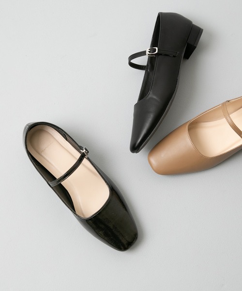 「menue」 パンプス 23.0cm ブラック レディース_画像2