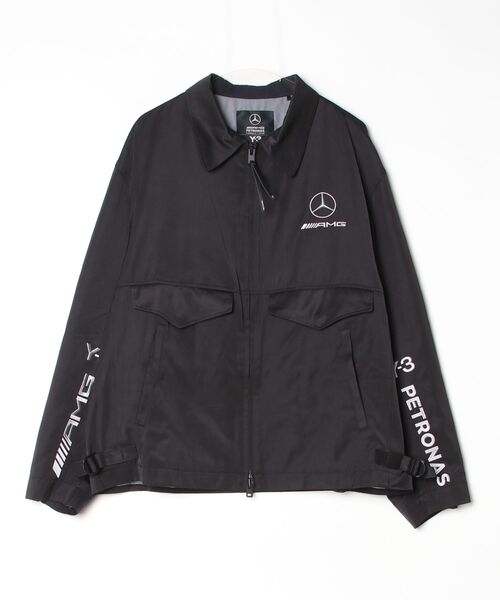 Black & White秋冬（LL）WoolFeel 3WAYブルゾン メンズ Y-3 ブルゾン アウター MERCEDES - AMG PETRONAS FORMULA 1 TEAM WOLF