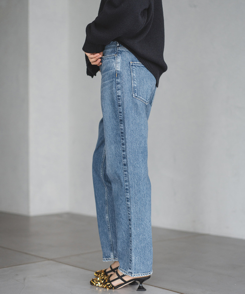 「IENA」 デニムパンツ 24 ブルー レディースの画像