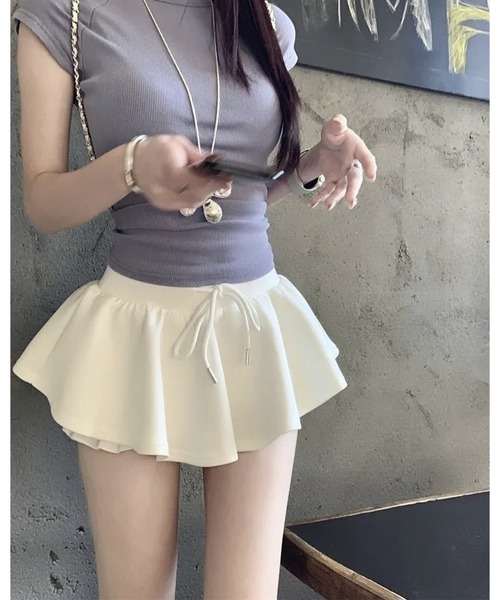 inst.ALL スカート インパンドッキングマイクロミニスカート