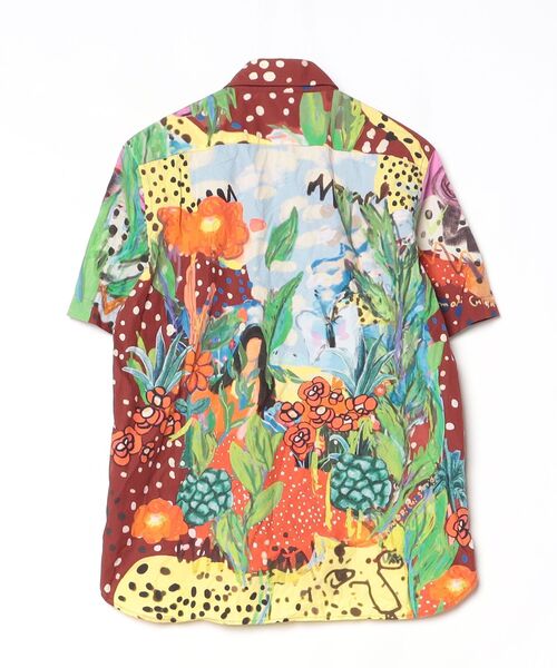 「TSUMORI CHISATO」 半袖シャツ 02 ブラウン メンズ_画像2