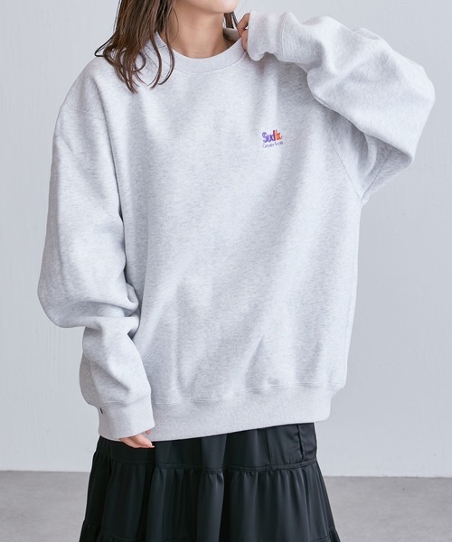 「Lui's」 「SUPERTHANKS」スウェットカットソー SMALL ネイビー レディース_画像6
