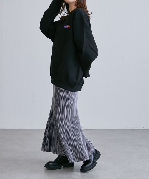 「Lui's」 「SUPERTHANKS」スウェットカットソー SMALL ネイビー レディース_画像9