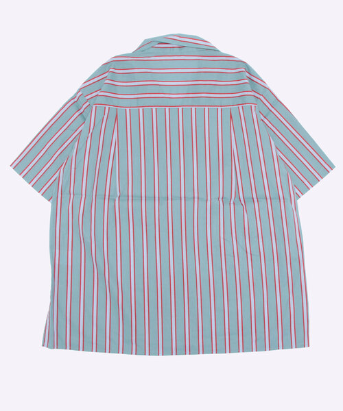 「PBLIM」 半袖シャツ LARGE サックスブルー レディース_画像2