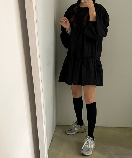 「deux amour」 「jf」長袖ワンピース FREE ベージュ レディース_画像9