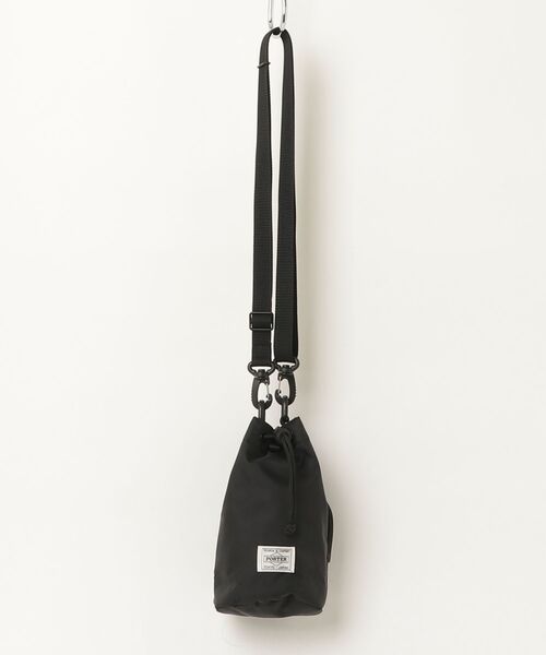 HYKE（ハイク） BONSAC MINI ＆ COIN CASE「PORTERコラボ」 - ブラック