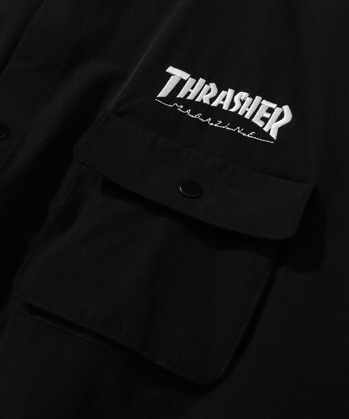 「THRASHER」 ナイロンブルゾン L グレイッシュベージュ メンズ_画像6