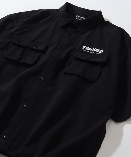 「THRASHER」 ナイロンブルゾン L グレイッシュベージュ メンズ_画像9