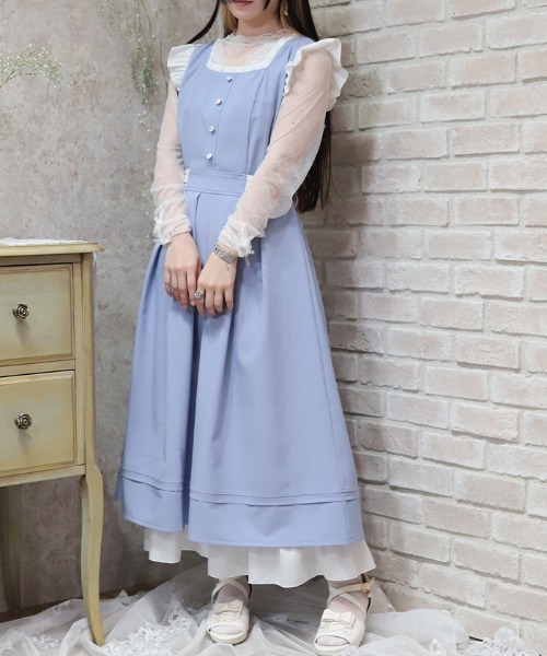 axes femme（アクシーズ ファム） ワンピース バイカラーフレア