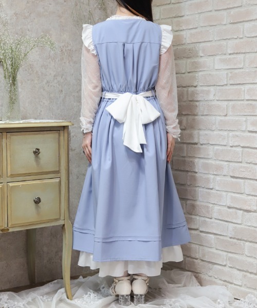 axes femme（アクシーズ ファム） ワンピース バイカラーフレア