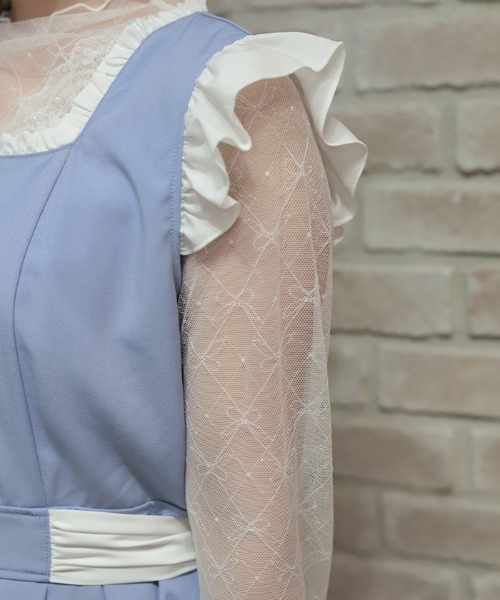 axes femme（アクシーズ ファム） ワンピース バイカラーフレア