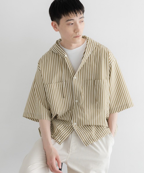 LOWRYS FARM（ローリーズファーム） シャツ 「LFM(U)」ストライプ