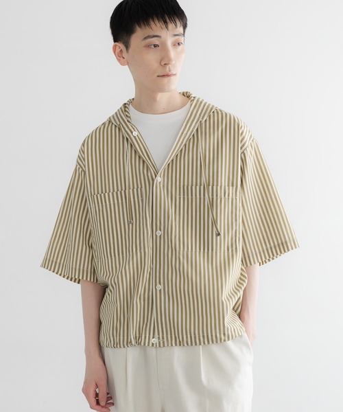 LOWRYS FARM（ローリーズファーム） シャツ 「LFM(U)」ストライプ