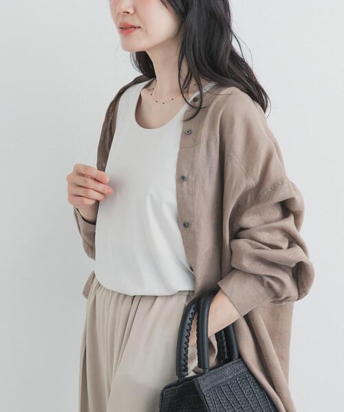 新品argueカーディガン タンクトップのみ/mist gray URBAN RESEARCH DOORS（アーバンリサーチドアーズ） タンクトップ