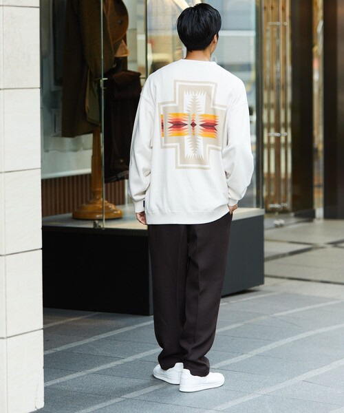 「PENDLETON」 スウェットカットソー LARGE ブラック メンズ_画像5
