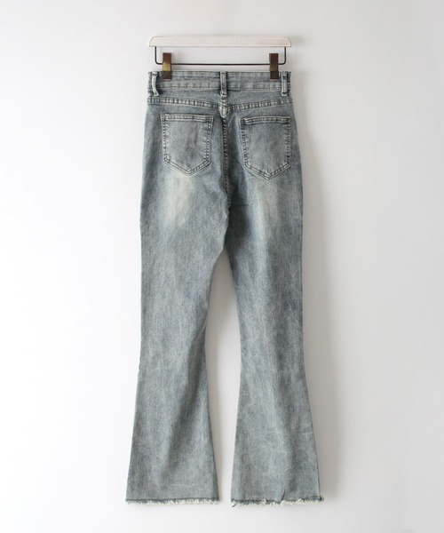 「SpRay」 デニムパンツ MEDIUM グレー レディース_画像2